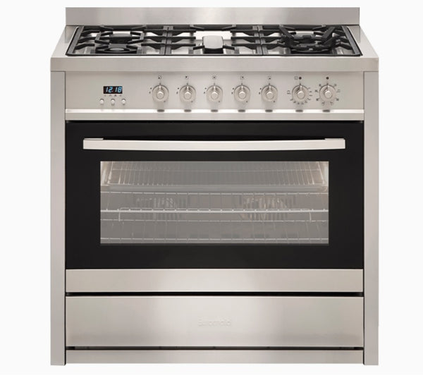 90cm Freestanding Electric Oven With Gas Cooktop EGE9TS ApplianceStar