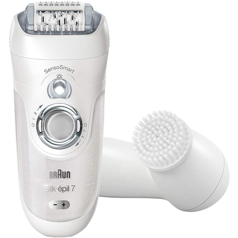 Braun Silk-épil 7 SensoSmart Wet & Dry Epilator & Facial Cleansing Brush  SES7860 – ApplianceStar