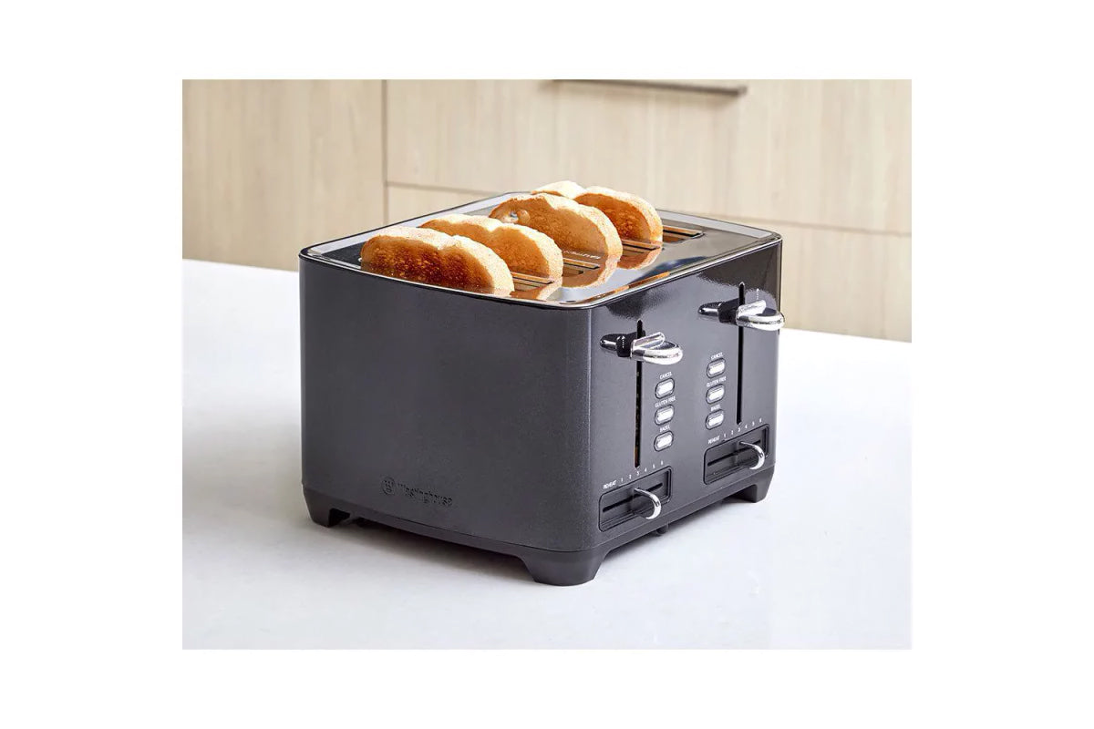4 Slice Toasted Sandwich Maker, Black WHSWM01K – ApplianceStar
