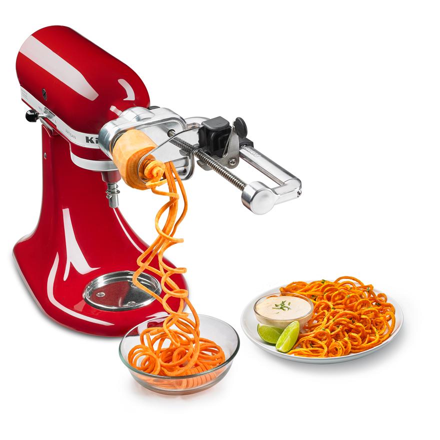 Zucchini Noodles Spiralizer Attachment For Kitchenaid Food